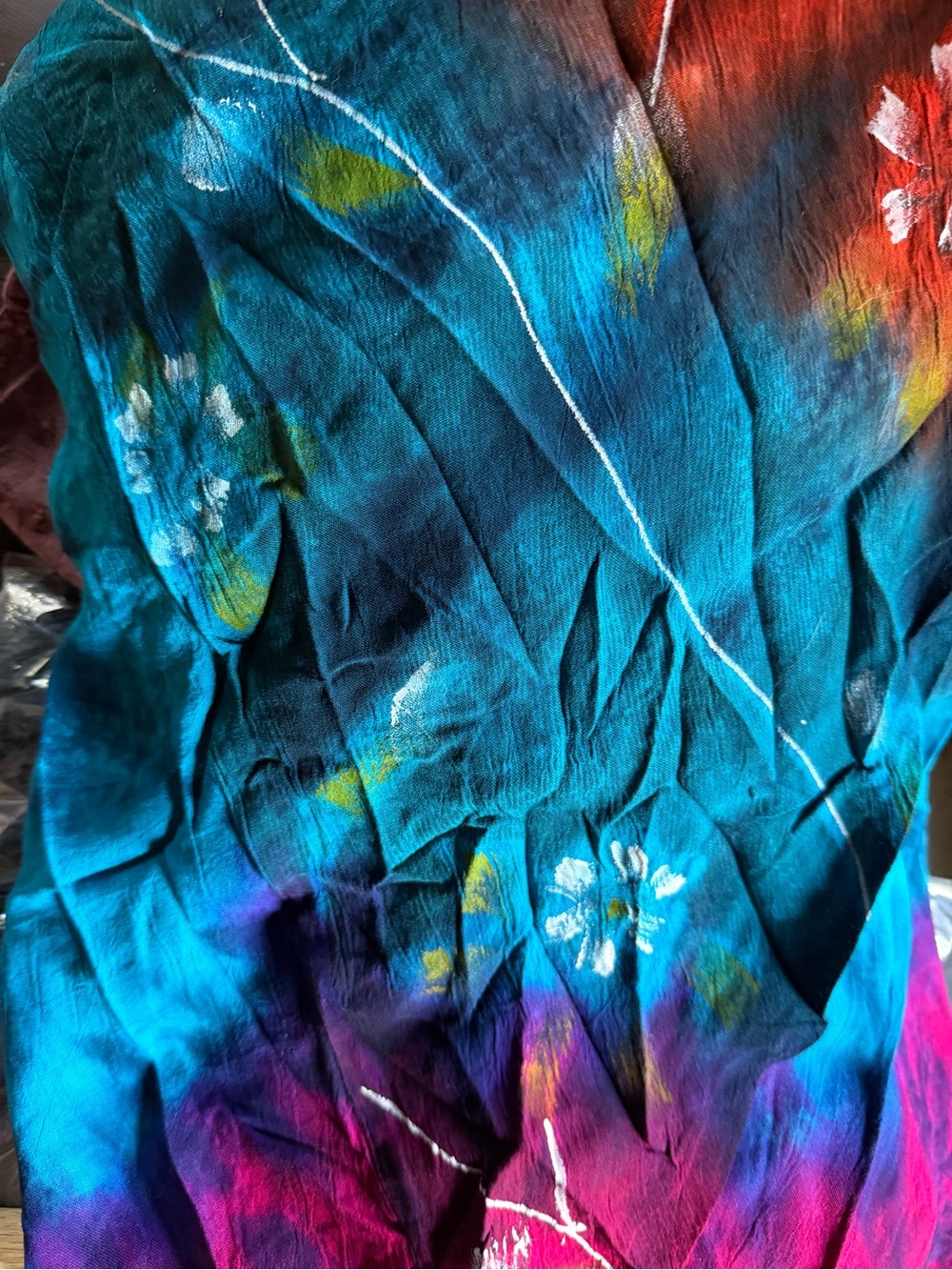 Ruggine Tie-Dye Floral Kimono - Picture 8 of 8